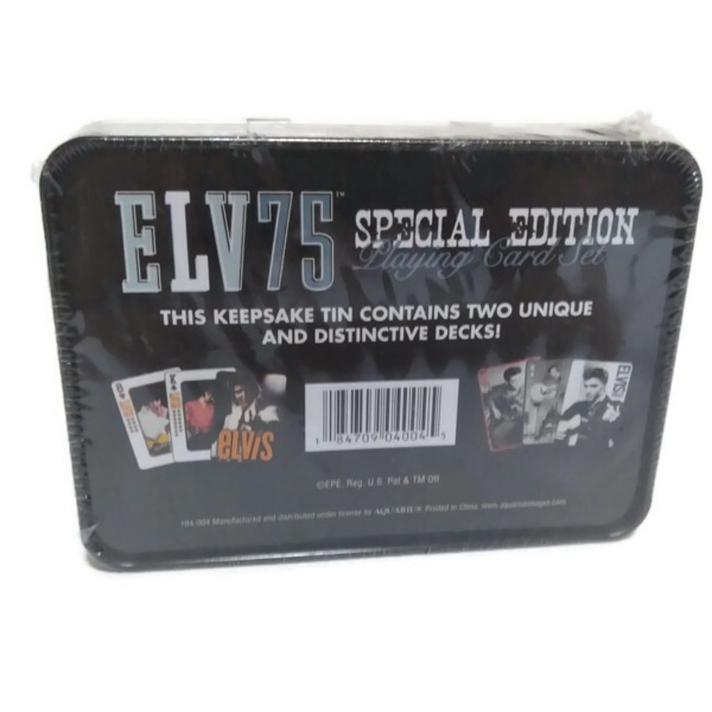 Elvis 75 Special Edition Evis Playing Card - Picture 2 of 2